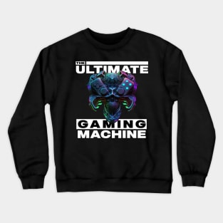 Gamer's Cybernetic Skull Crewneck Sweatshirt